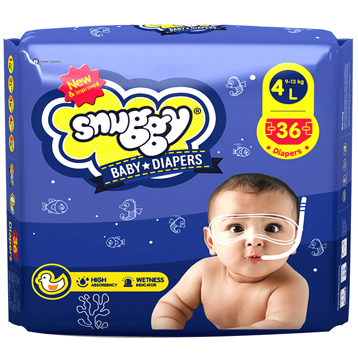 Snuggy Diaper L Size Perfect Fit for Your Growing Little One