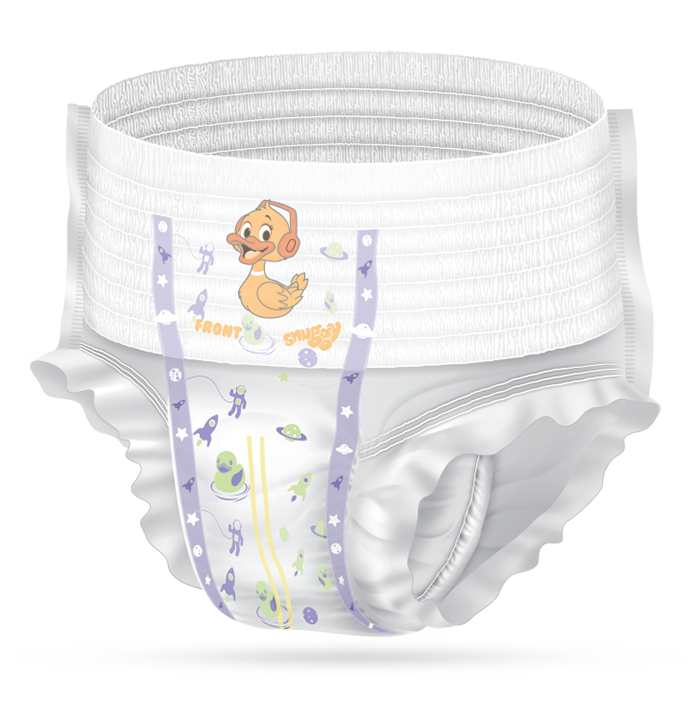 Nonwoven Plain Snuggy Baby Diapers
